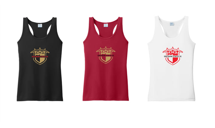 SSS Ladies Distressed Tank Southern States Spiritwear - Third Coast Soccer