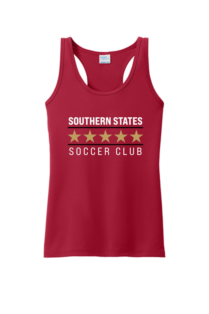 SSS Ladies Star Tank Southern States Spiritwear Red Womens XSmall - Third Coast Soccer