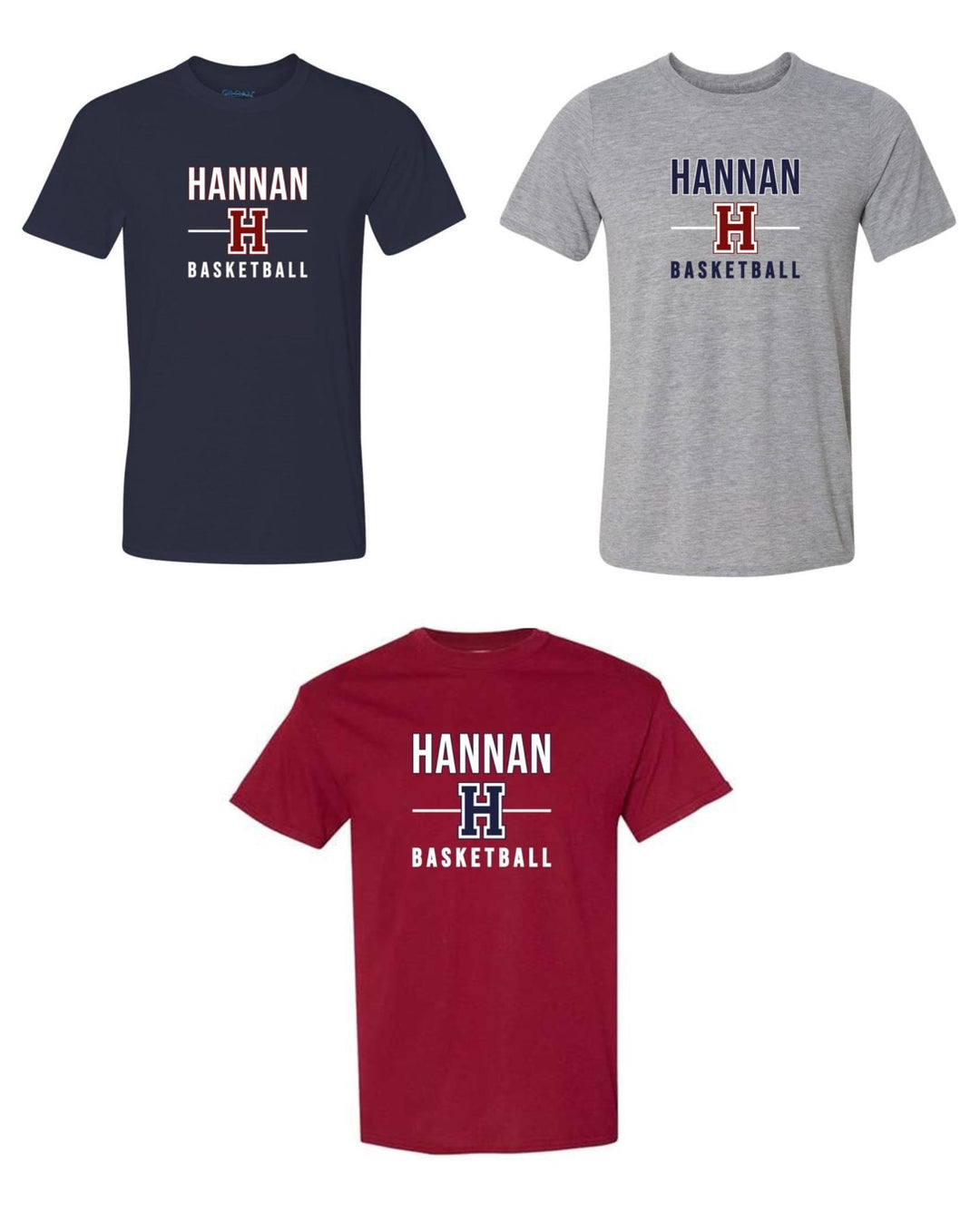 Hannan Basketball Short-Sleeve T-Shirt Hannan Basketball 24   - Third Coast Soccer