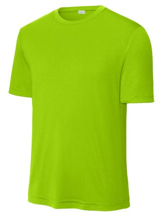 Sport-Tek Short-Sleeve Competitor Tee T-Shirts Lime Shock Mens Small - Third Coast Soccer