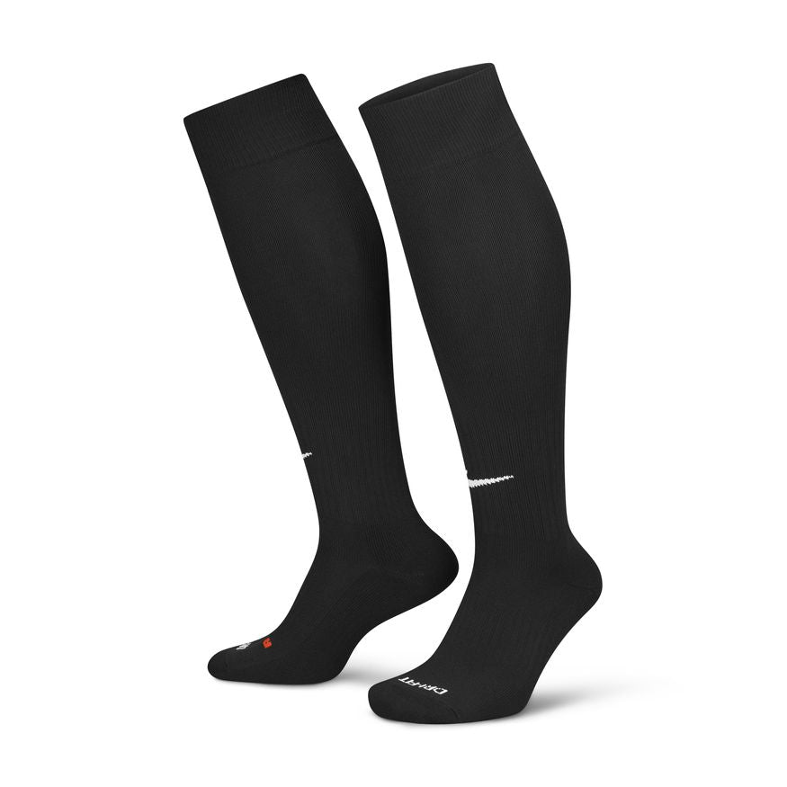 Nike Northlake Christian Classic II Cushion OTC Sock - Black NCS 24 Black Small (1Y-4Y) - Third Coast Soccer