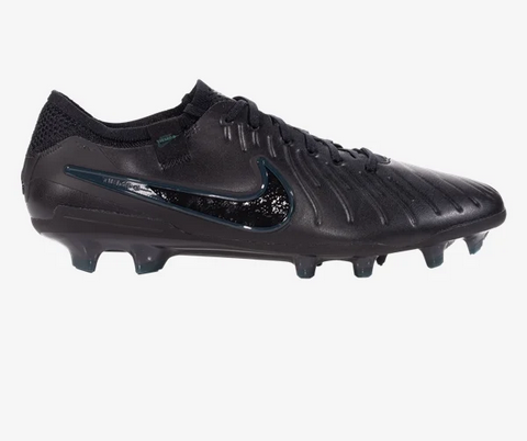 Nike Tiempo Legend 10 Elite FG - Black/Deep Jungle Mens Footwear   - Third Coast Soccer