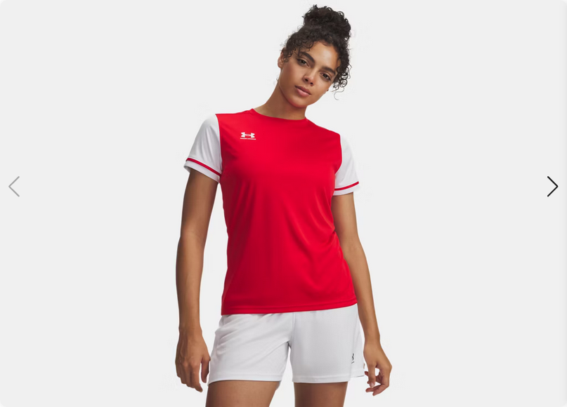 UA Women's Challenger Jersey Jerseys Red Womens XSmall - Third Coast Soccer