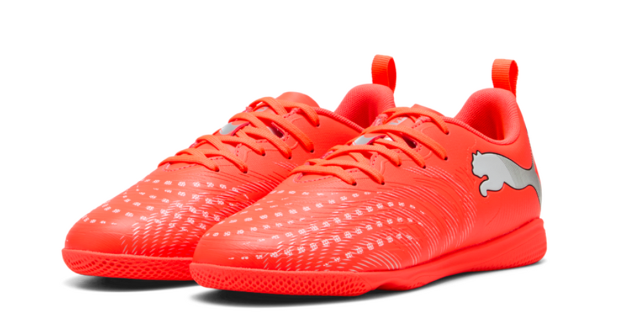 PUMA FUTURE 9 Play IT JR - Glowing Red/Puma White Youth Footwear Glowing Red/Puma White Youth 1 - Third Coast Soccer