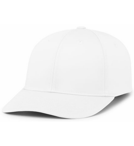 Pacific Headwear Hybrid Snapback Dad Cap Hats White - Third Coast Soccer