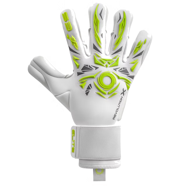 Elite Revolution X GS Goalkeeper Gloves Gloves White 7 - Third Coast Soccer