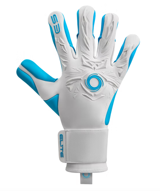 Elite Revolution X Aqua Goalkeeper Gloves Gloves White 7 - Third Coast Soccer