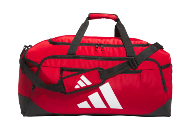 adidas Defender 5 Large Duffel - Red Bags Team Power Red/White - Third Coast Soccer