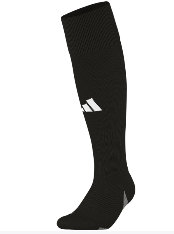 adidas Team Speed 5 Sock - Black/White Socks Black/White Small - Third Coast Soccer