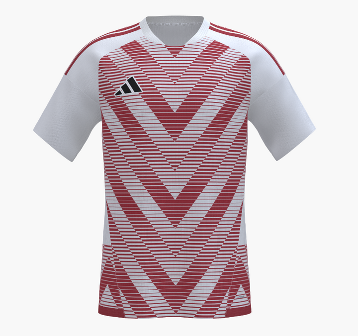 adidas Tiro 26 Competition Custom Jersey Jerseys White/Red Mens Small - Third Coast Soccer