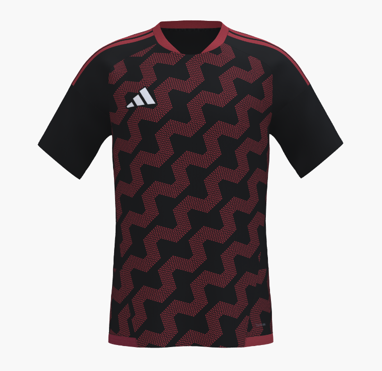 adidas Tiro 26 Competition Custom Jersey Jerseys Black/Red Mens Small - Third Coast Soccer