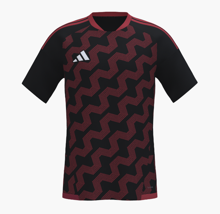 adidas Tiro 26 Competition Custom Jersey Jerseys Black/Red Mens Small - Third Coast Soccer