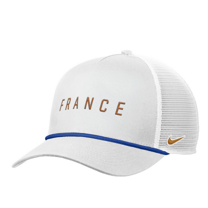 Nike France Rise Rope Trucker Hat - White