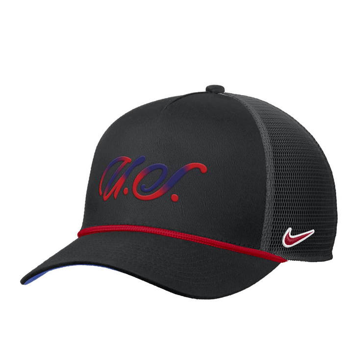 Nike USA Rise Rope Trucker Hat - Black Hats Black One Size Fits Most - Third Coast Soccer