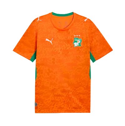 Puma FIF Ivory Coast Home Jersey 2026 International Replica Orange Mens Small - Third Coast Soccer