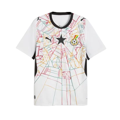 Puma GFA Ghana Home Jersey 2026 International Replica White Mens Small - Third Coast Soccer