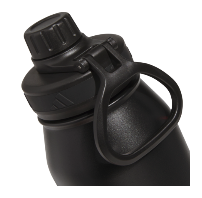 adidas Large Steel 1L Metal Bottle - Black/White