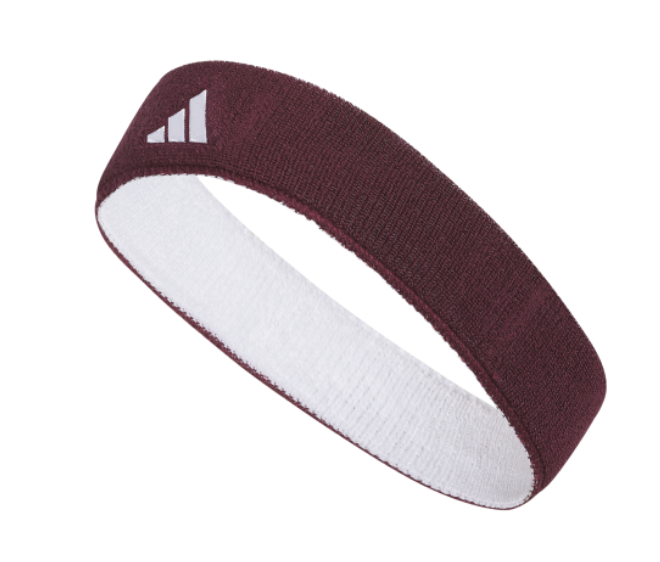 adidas Interval Reversible 2.0 Headband - Team Maroon/White