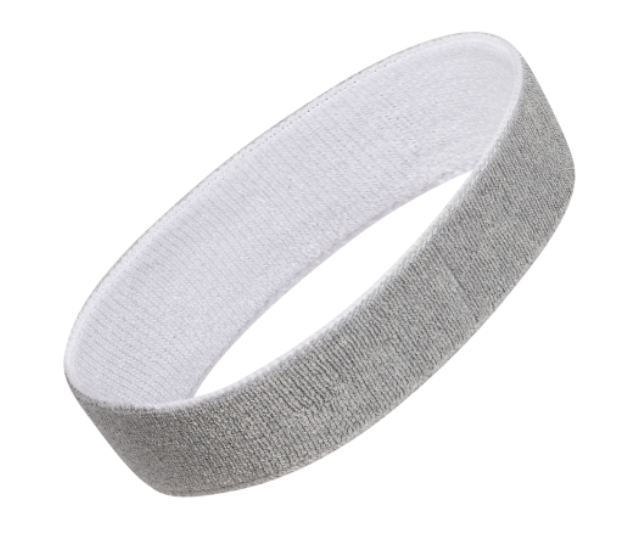 adidas Interval Reversible 2.0 Headband - Heather Light Grey/White