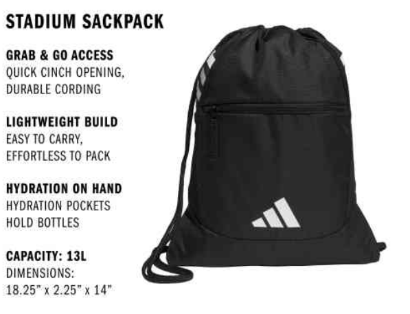 adidas Stadium Sackpack