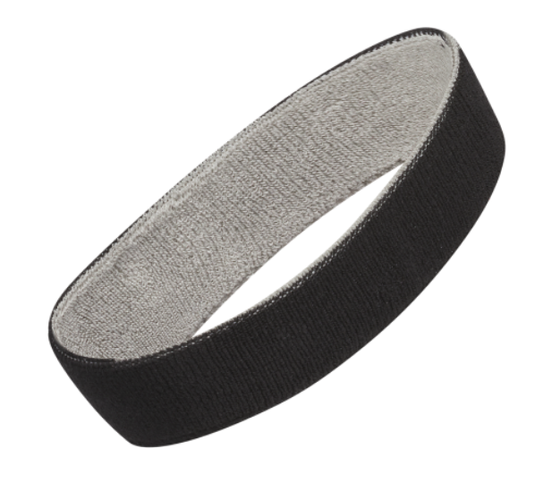 adidas Interval Reversible 2.0 Headband - Black/White/Light Granite Grey