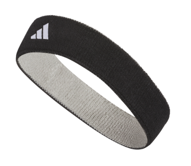 adidas Interval Reversible 2.0 Headband - Black/White/Light Granite Grey