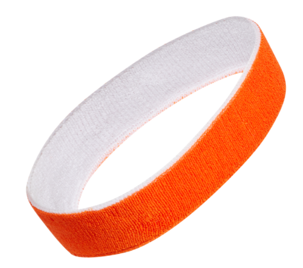 adidas Interval Reversible 2.0 Headband - Team Orange/White