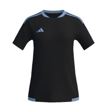 adidas Women's Custom Tiro26 Competition Jersey - Black/Light Blue