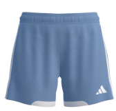 adidas Women's Custom Tiro26 Competition Short - Light Blue/Grey