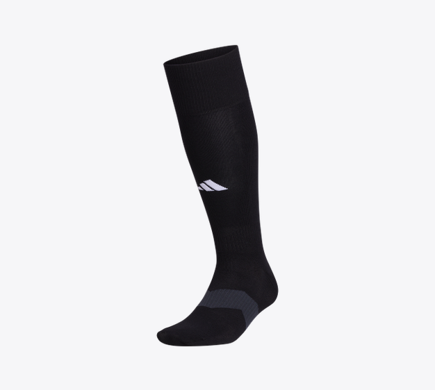 adidas University Metro 6 Sock - Black University Black Small - Third Coast Soccer