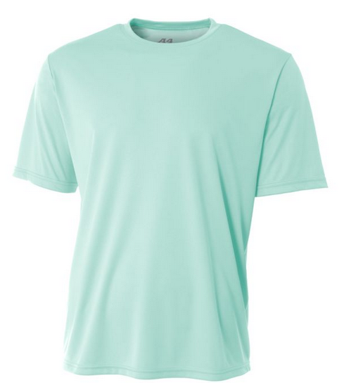 A4 Youth Cooling Performance Crew Training Jersey Pastel Mint Youth XSmall - Third Coast Soccer