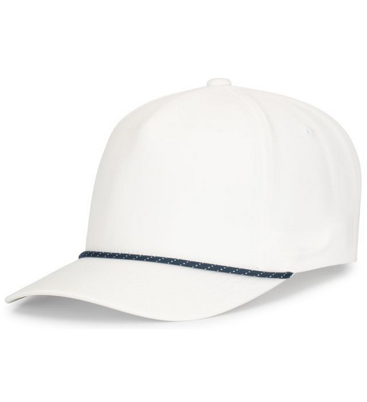 Pacific Headwear Weekend Cap Hats White/Navy - Third Coast Soccer