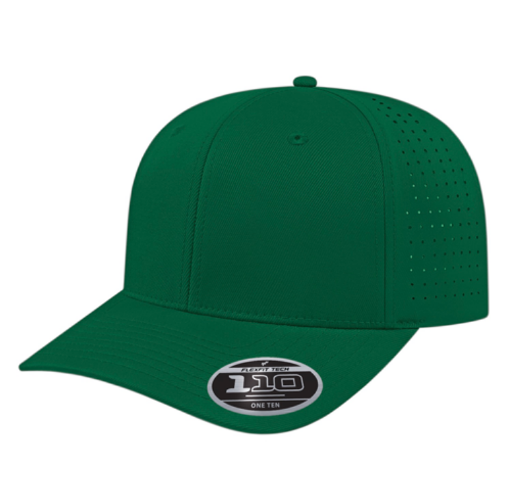 Cap America Flexfit 110 Perforated Snapback Dark Green - Third Coast Soccer
