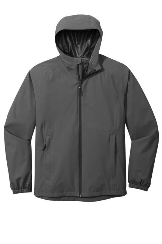 Port Authority® Essential Rain Jacket Jackets Graphite Mens Small - Third Coast Soccer