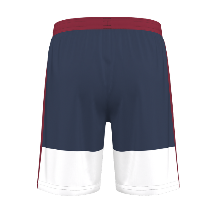adidas Custom ECNL Men's Entrada 22 Short - Navy/Red ECNL 25 - Third Coast Soccer