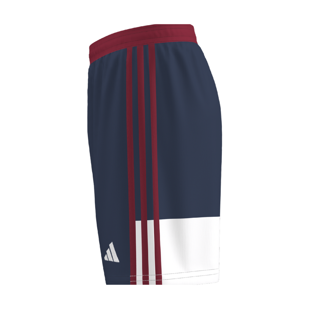 adidas Custom ECNL Men's Entrada 22 Short - Navy/Red ECNL 25 - Third Coast Soccer