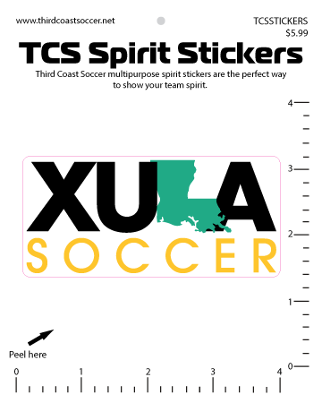 Xavier University Soccer Sticker Xavier University   - Third Coast Soccer