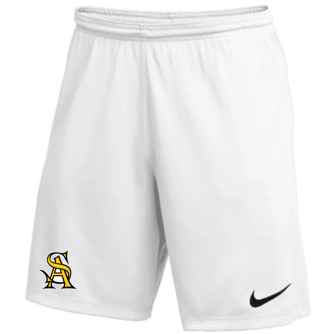 Nike St.Amant Park III Short - White St. Amant Boys Mens Small - Third Coast Soccer