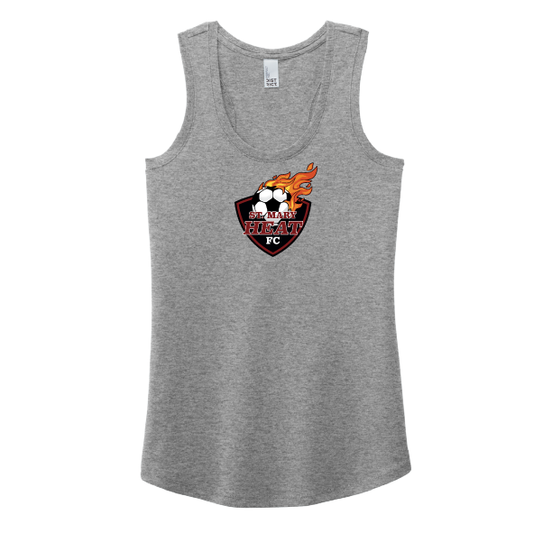 St. Mary Heat Women's Racerback Tank St. Mary Spiritwear Grey Frost Womens XSmall - Third Coast Soccer
