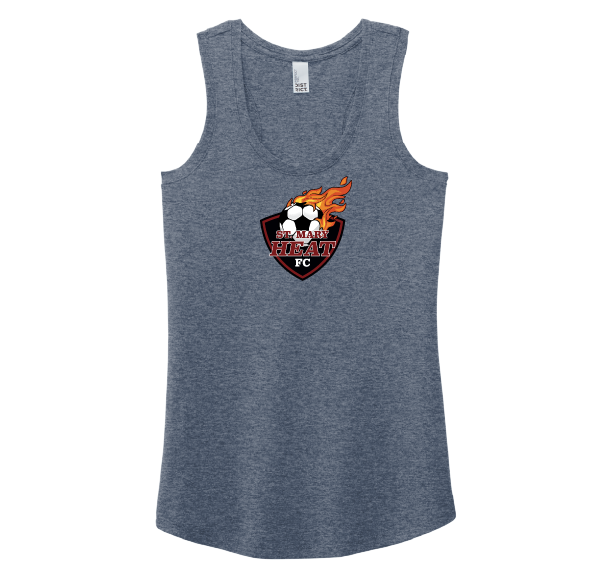 St. Mary Heat Women's Racerback Tank St. Mary Spiritwear Navy Frost Womens XSmall - Third Coast Soccer