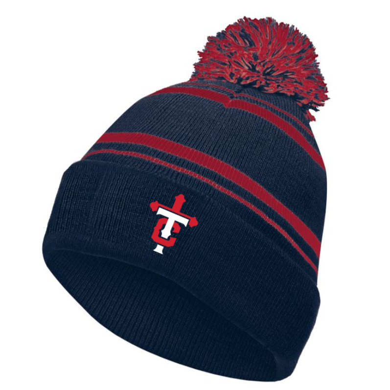 Teurlings Catholic High School Beanie TCHS 23   - Third Coast Soccer