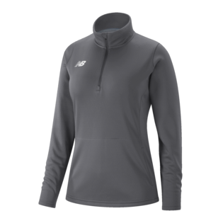 New Balance Women's Thermal Half Zip Training Wear Gunmetal Womens XSmall - Third Coast Soccer