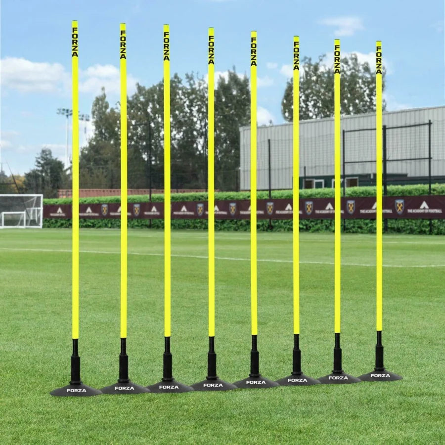 Forza 5ft Astro Slalom Poles with Bases (8 Pack) Field Equipment - Third Coast Soccer