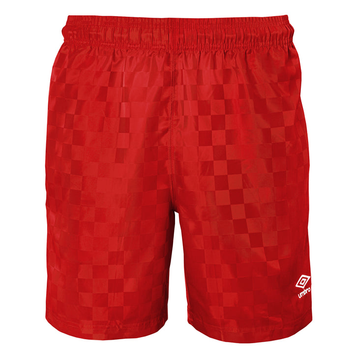 Umbro Youth Checkerboard Short Shorts Red Youth XSmall - Third Coast Soccer