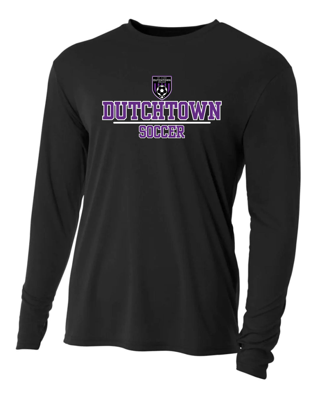 A4 Dutchtown Soccer LS Jersey Dutchtown High School Black Youth Small - Third Coast Soccer