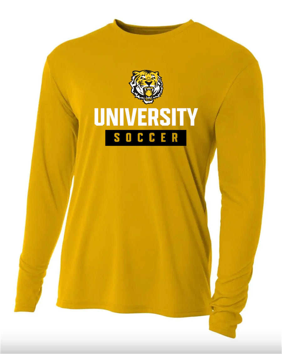 A4 University LS Training Jersey University Gold Youth Small - Third Coast Soccer