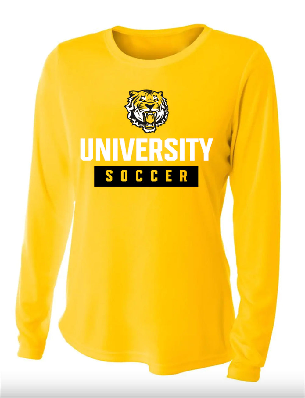 A4 University LS Training Jersey University Gold Womens XSmall - Third Coast Soccer
