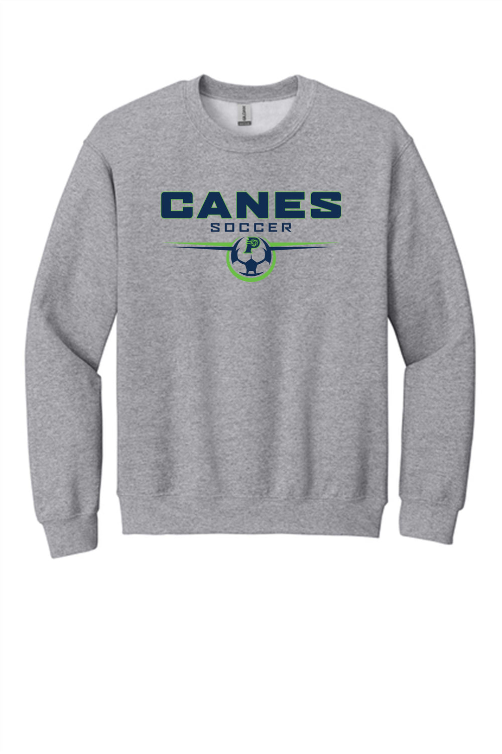 PVHS Canes Soccer Sweatshirt Prairieville High School Sport Grey Mens Small - Third Coast Soccer
