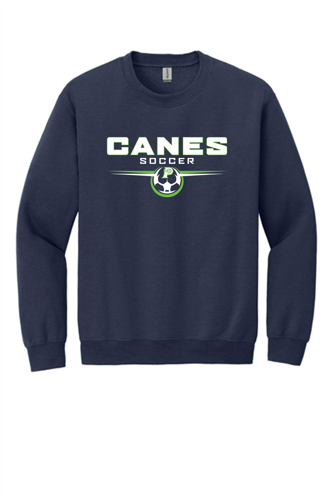 PVHS Canes Soccer Sweatshirt Prairieville High School Navy Mens Small - Third Coast Soccer