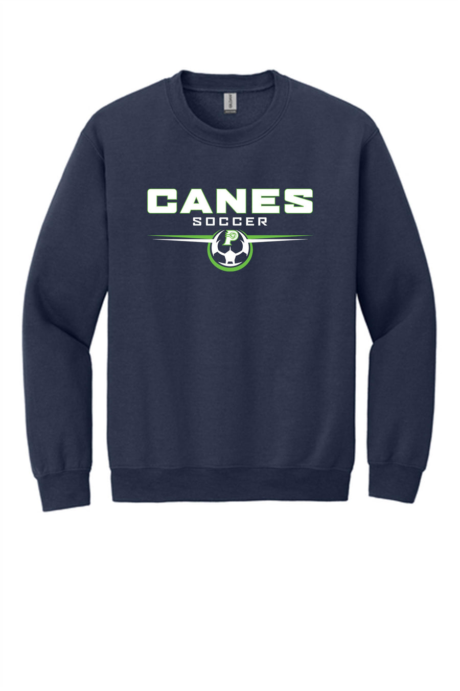 PVHS Canes Soccer Sweatshirt Prairieville High School Navy Mens Small - Third Coast Soccer